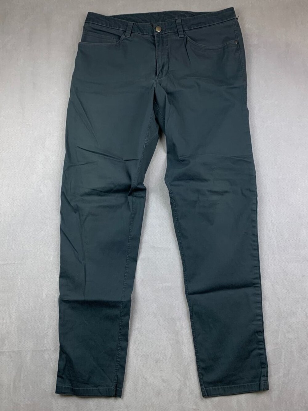 Lululemon Mens 32 Gray Chino ABC Pant Slim Swift Cotton Stretch M5542S 32x32